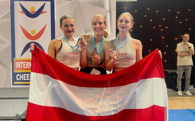 Junior Pom Double startet mit EM-Bronze